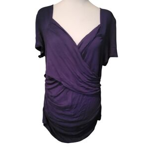Zeagoo Cross Front Top Purple sz XL